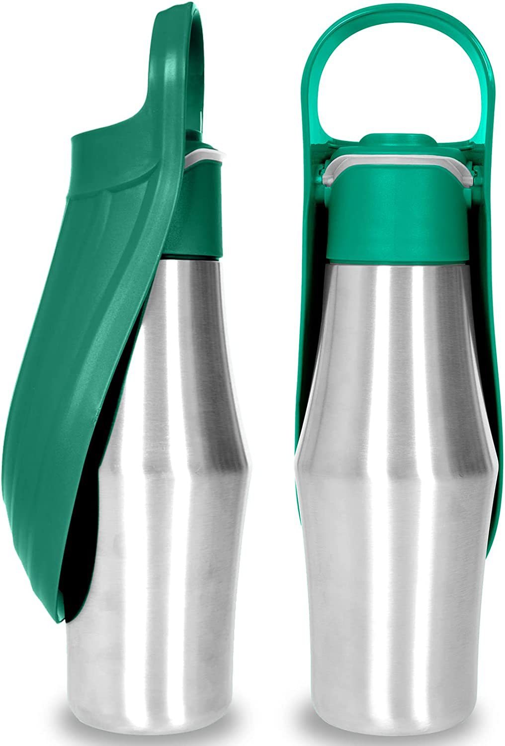 Portable Pet Water Bottle (750ml) | Stainless Steel & BPA-Free Bowl | Premium-quality